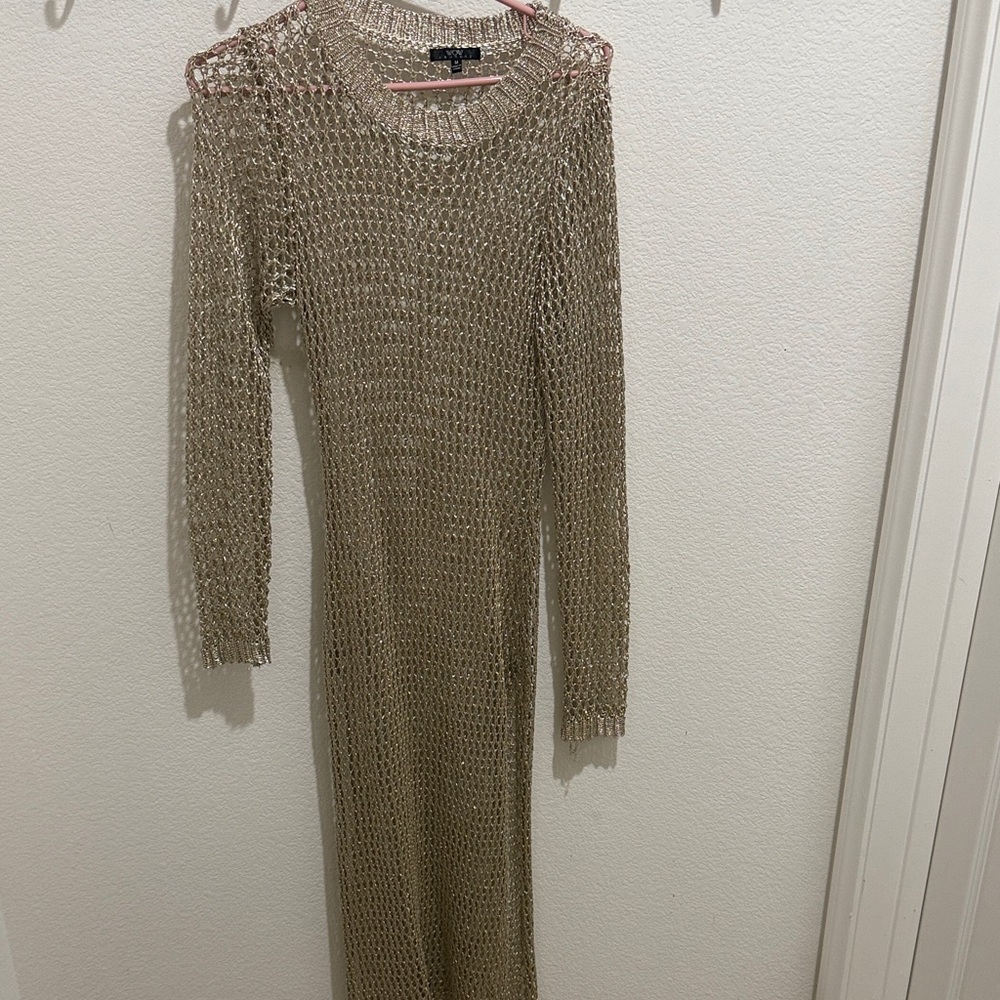WOW Couture Metallic Gold Dress